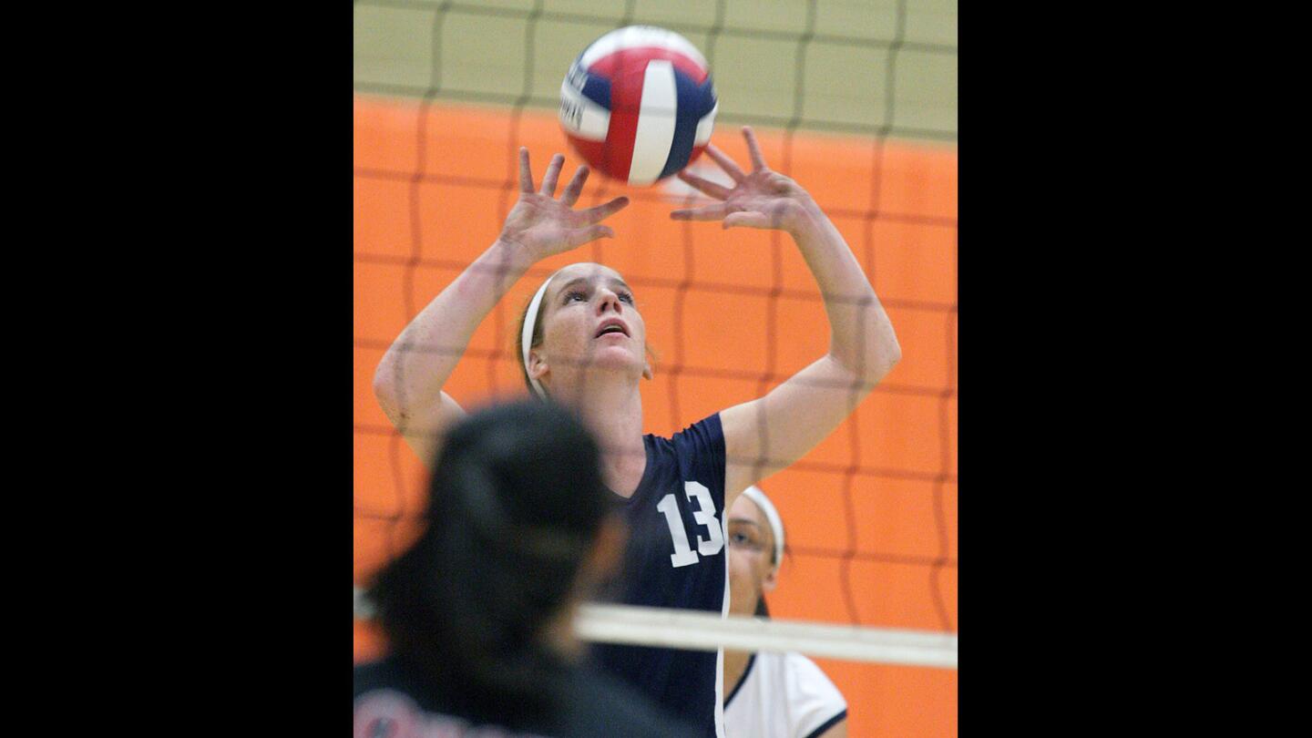 Photo Gallery: St. Monica Academy wins first round of State CIF Division V girls volleyball against Verdugo Hills 3-2