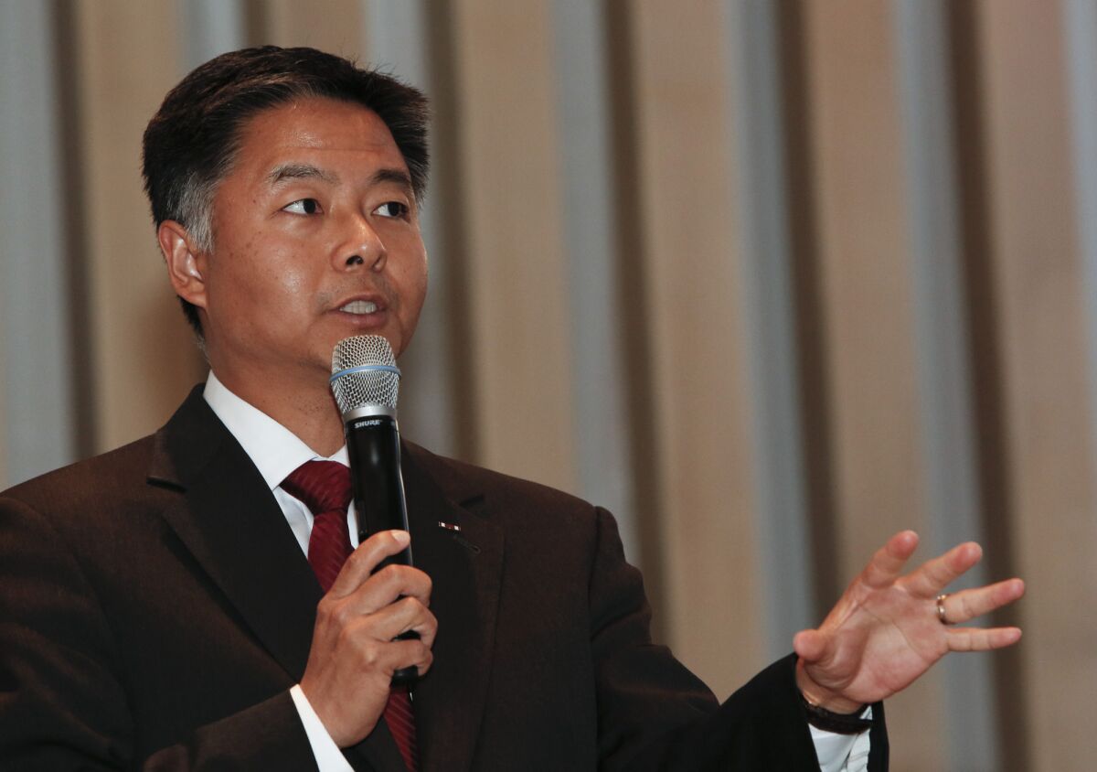 Sen. Ted Lieu (D-Torrance), author of a non-binding ballot measure on Citizens United, said he was disappointed by the state Supreme Court's decision to hold it from the ballot.