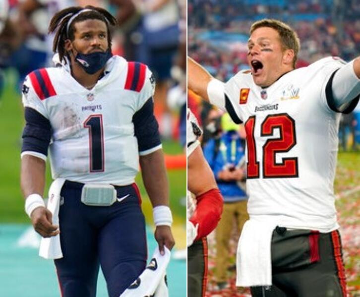 Tom Brady and the Bucs upstage Cam Newton and the Patriots - Los Angeles Times