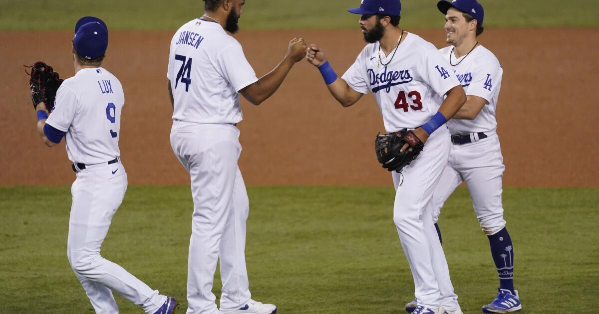 Dodgers 5 HRs, bounce Angels 9-5; Astros get last AL spot - The San Diego  Union-Tribune