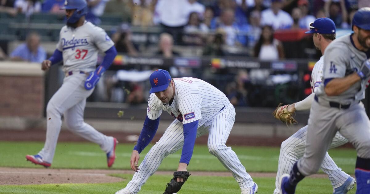 Les Dodgers se rassemblent contre les Mets pour mettre fin à une séquence de cinq défaites consécutives