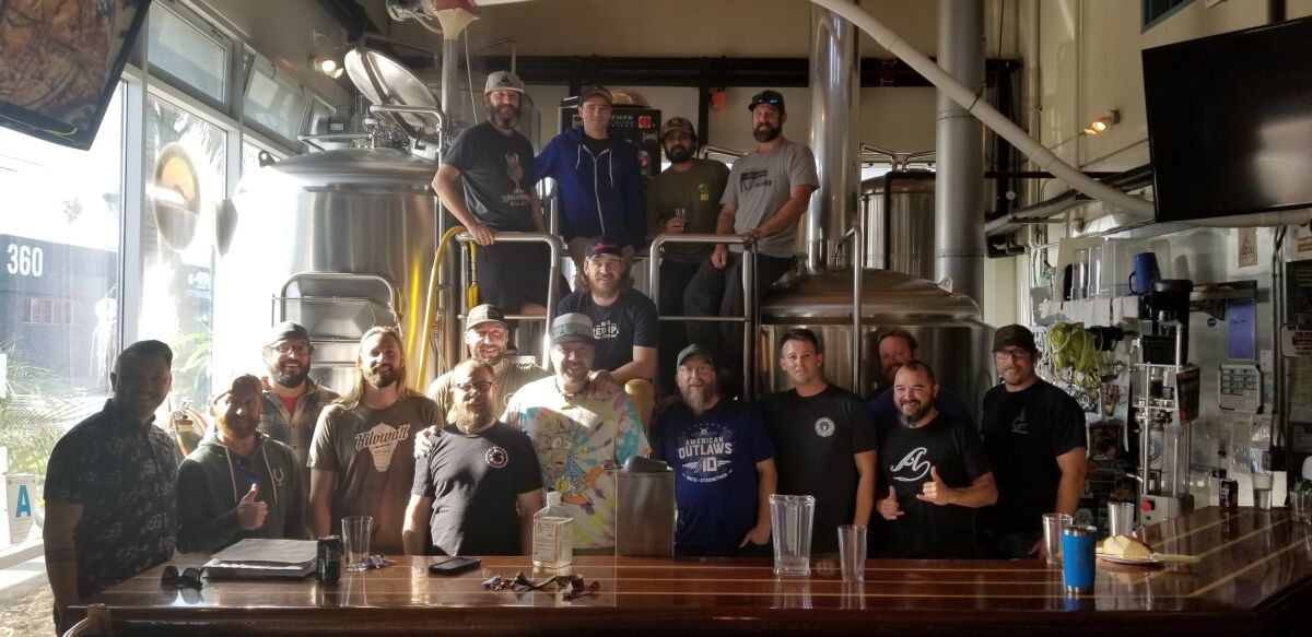 Local brewers collaborate to brew the 'Crooked Tree Red IPA,' in homage to the iconic — and typically leaning — OB Christmas Tree.