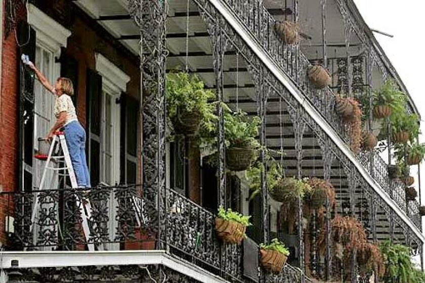 Residents and business owners in the French Quarter are working quickly to get things reopened.