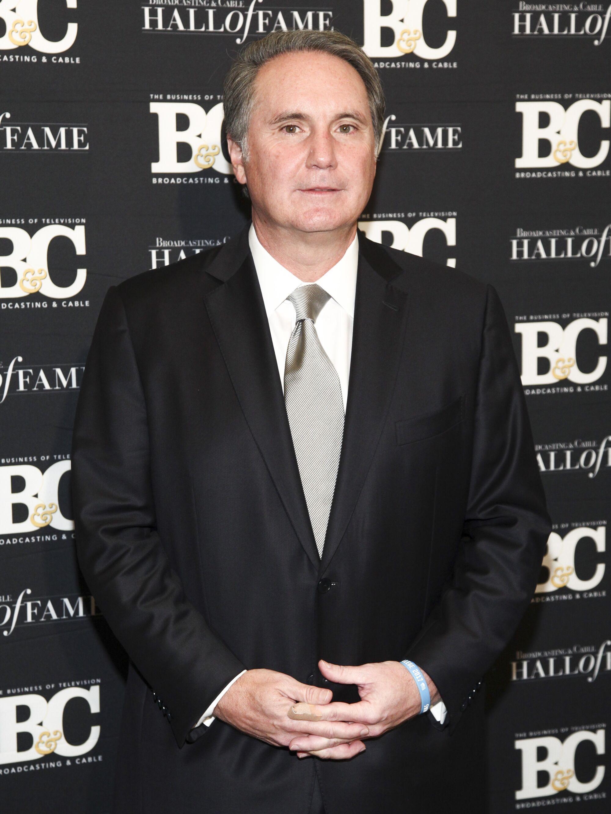 CBS TV stations chief Peter Dunn at a gala in New York on in 2017