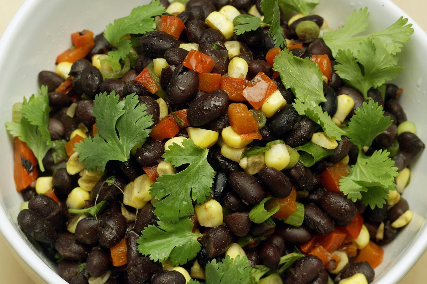 Black bean and corn salad