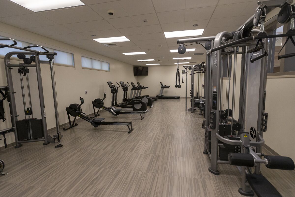 A workout facility is part of the Orange County Probation Department's addition to Juvenile Hall.
