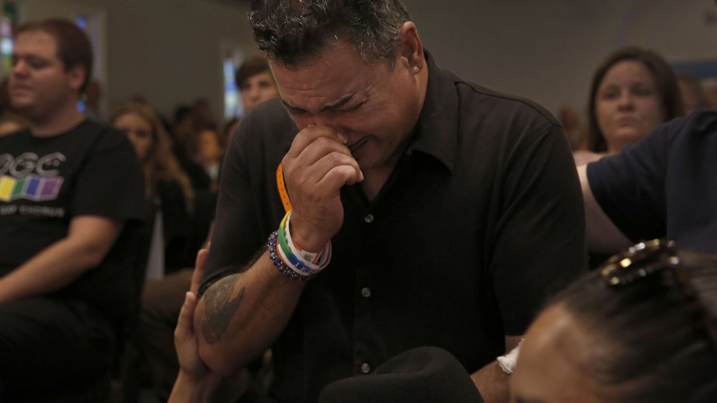 "We were protected, we were saved it was just a miracle," said Orlando Torres, 52. A promoter at Pulse, Torres was trapped in a bathroom stall with a friend.