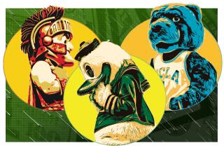 An illustration features the USC, Oregon and UCLA mascots
