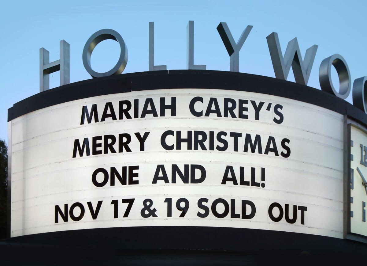 Mariah Carey cerró sus dos presentaciones en el Hollywood Bowl con un par de 'Sold Out".