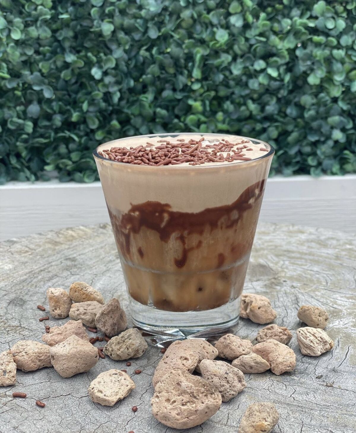 Kini Coffee's Coco Dream, a chocolate cold brew.