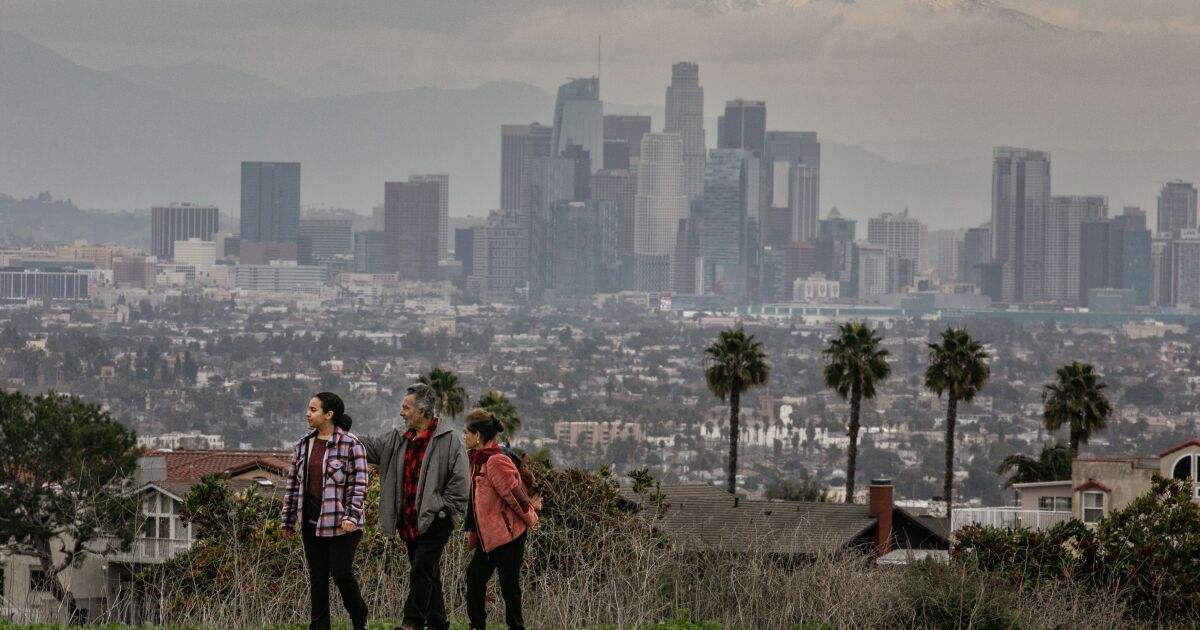 Just how gloomy has it been in L.A. all winter?