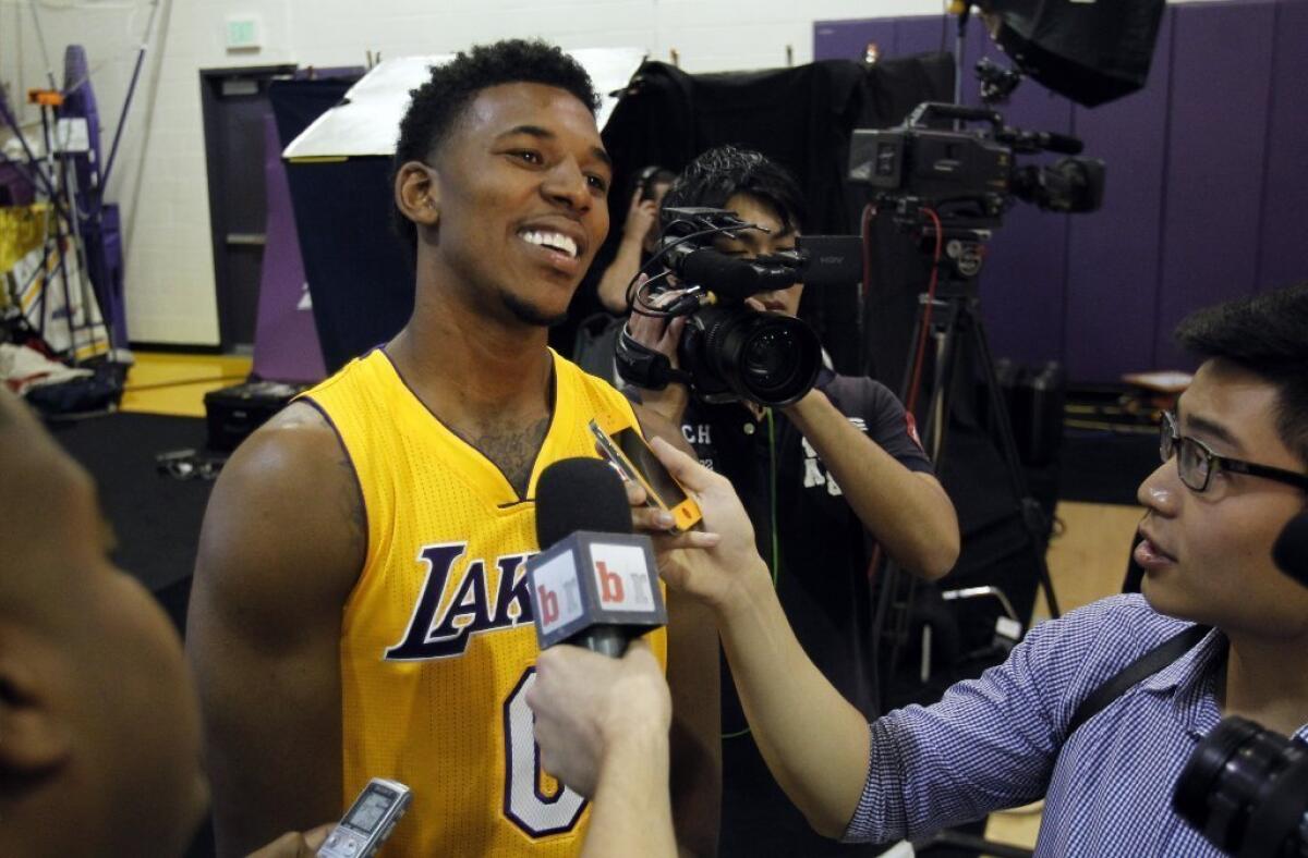 Nick Young is trying to get Kobe Bryant back on the court as soon as possible.