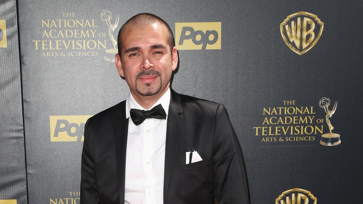 Actor Andre Bauth at the 42nd Daytime Emmy Awards in April 2015. Bauth, whose real name is Andre Bautista, was found guilty of trying to kill his Studio City roommate.