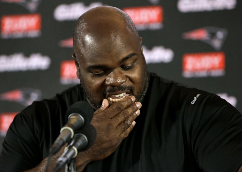 Former New England Patriots' Vince Wilfork