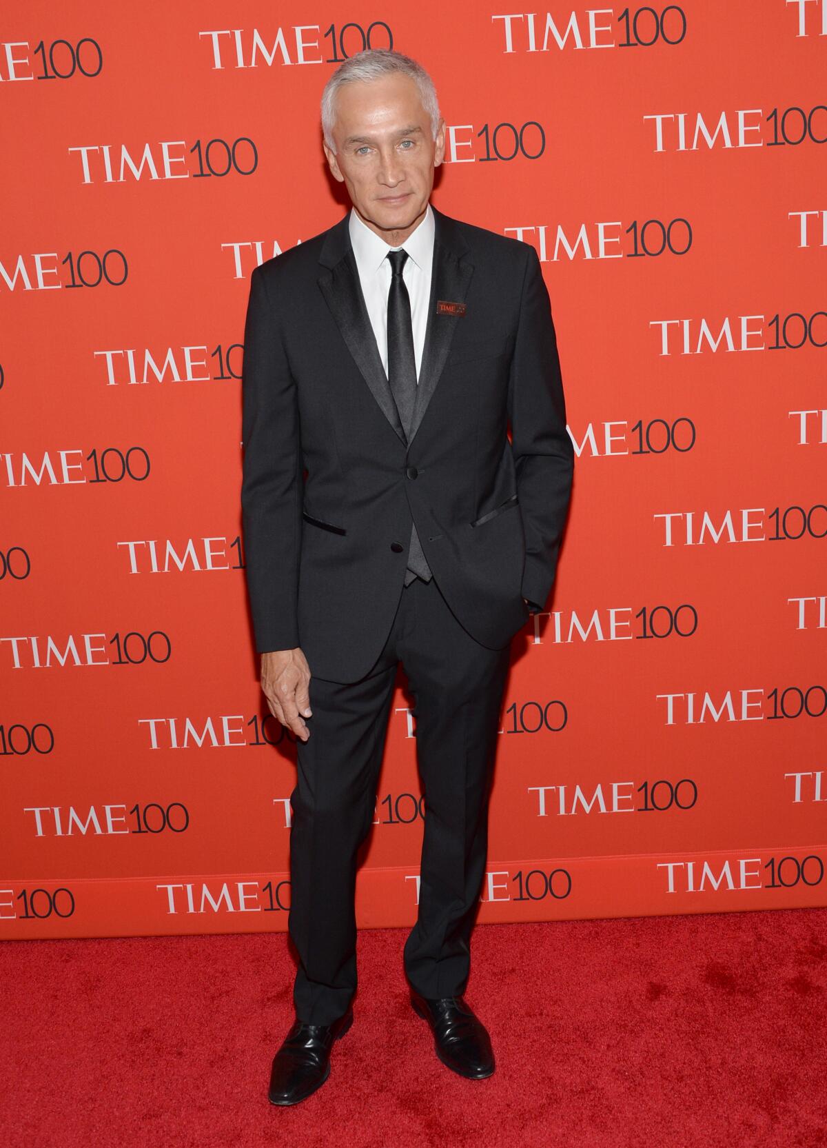 Jorge Ramos asiste a la Gala TIME 100, que celebra a las 100 personas más