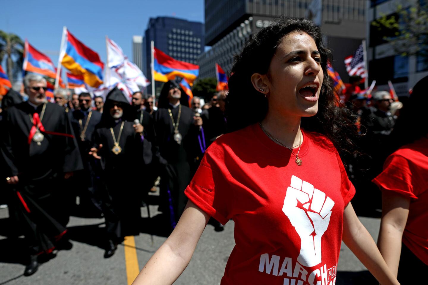 Armenian genocide march