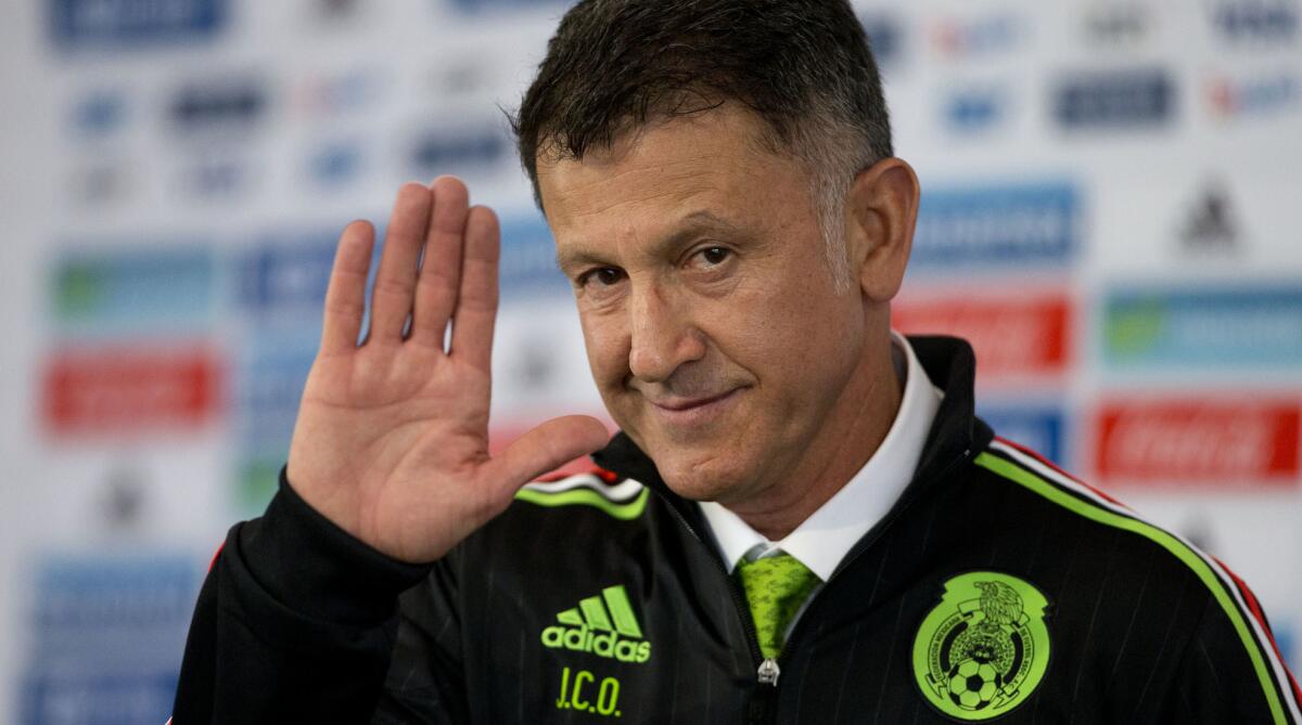 Juan Carlos Osorio, entrenador colombiano de la selección de futbol de México.