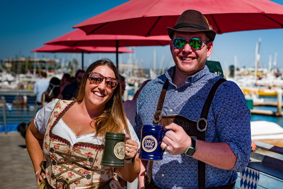 Eppig Brewing’s “Oktoberfest on the Harbor” is coming Sept. 23-25 at Eppig’s Point Loma Waterfront Biergarten.