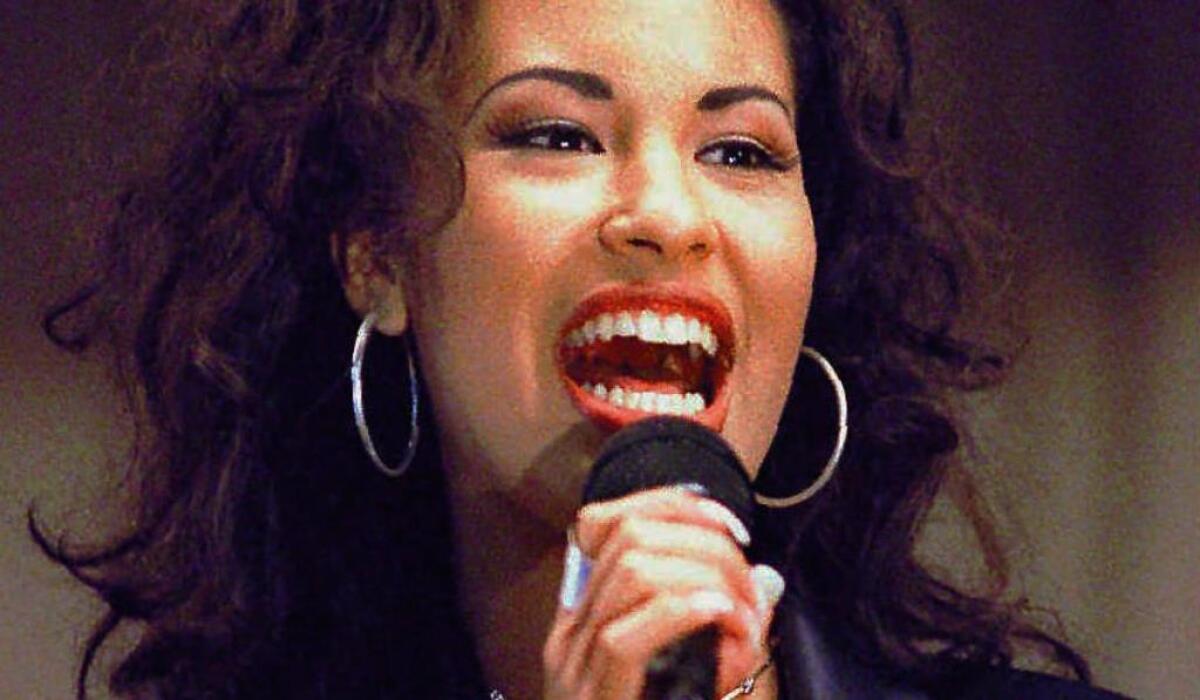 La cantante Selena en una imagen de archivo.