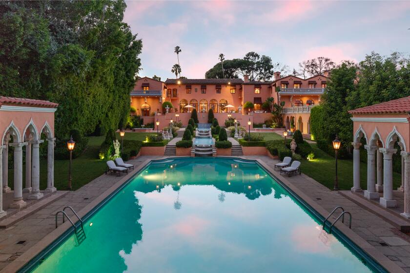 Once owned by magnate William Randolph Hearst, the iconic Mediterranean Revival-style mansion has appeared in the films "The Godfather" and "The Bodyguard."