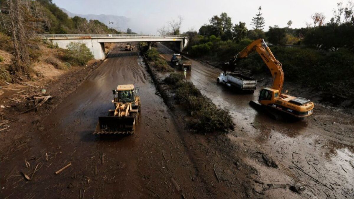 Highway 101 in Montecito was closed for several days by deadly mudslides, cutting off Santa Barbara and the San Ynez Valley from Los Angeles.