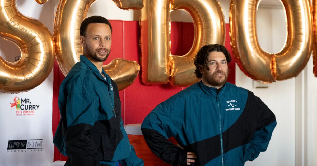 Adam Pally and Stephen Curry Star in Mr. Throwback