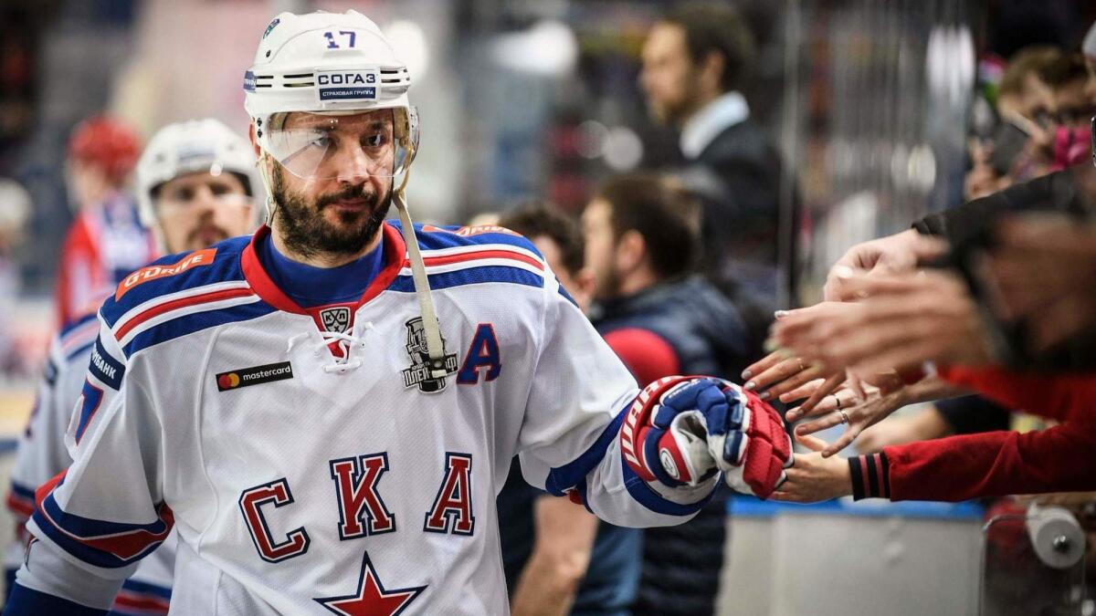Forward Ilya Kovalchuk, 35, is returning to the NHL after playing five years with CKA in Russia.