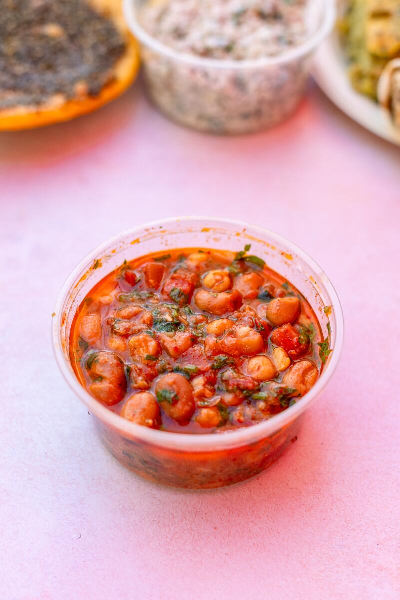 Egyptian Beans from Mediterranean Pastries Den.