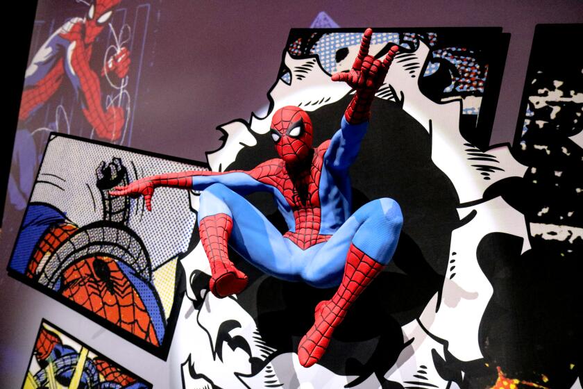 An image from "Beyond Amazing: Spider-Man The Exhibition" at the Comic-Con Museum in San Diego.