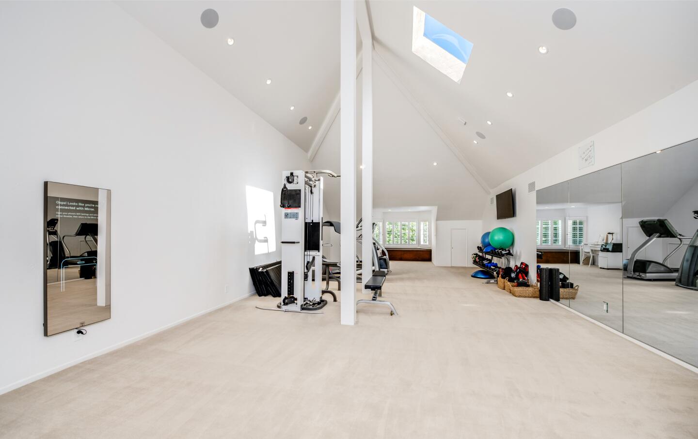 The gym.