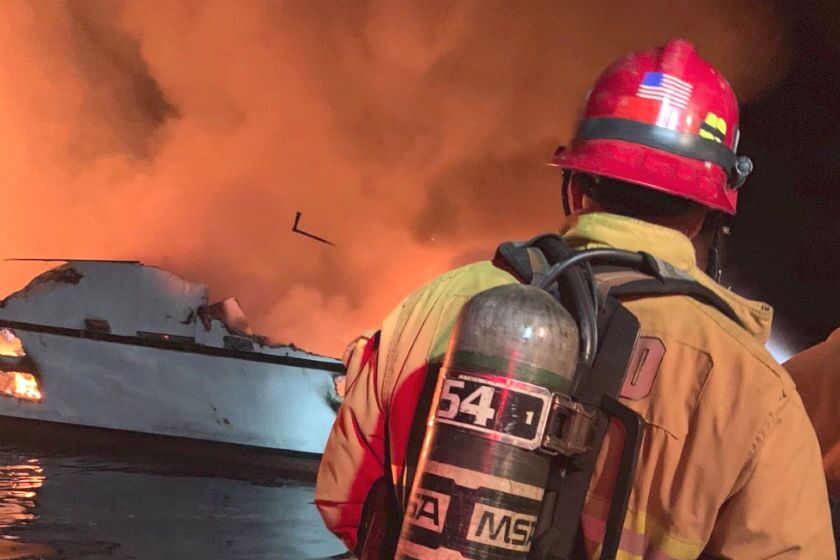 California Boat Fire - cover