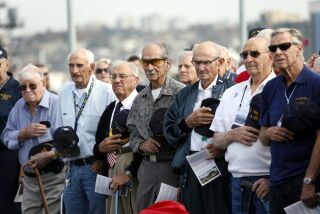Hundreds attended the 70th anniversary Memorial service for "Taffy 3" Battle off Samar aboard the USS Midway on Saturday morning. Fifty-five survivors, family members and others filled the flight deck for the ceremony.