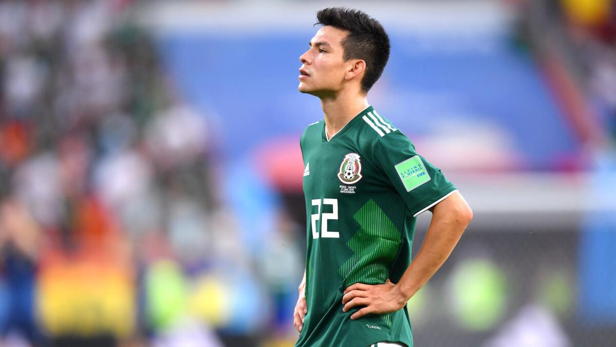 Hirving 'Chucky' Lozano... está fuera del Tri para la Copa Oro 2019.