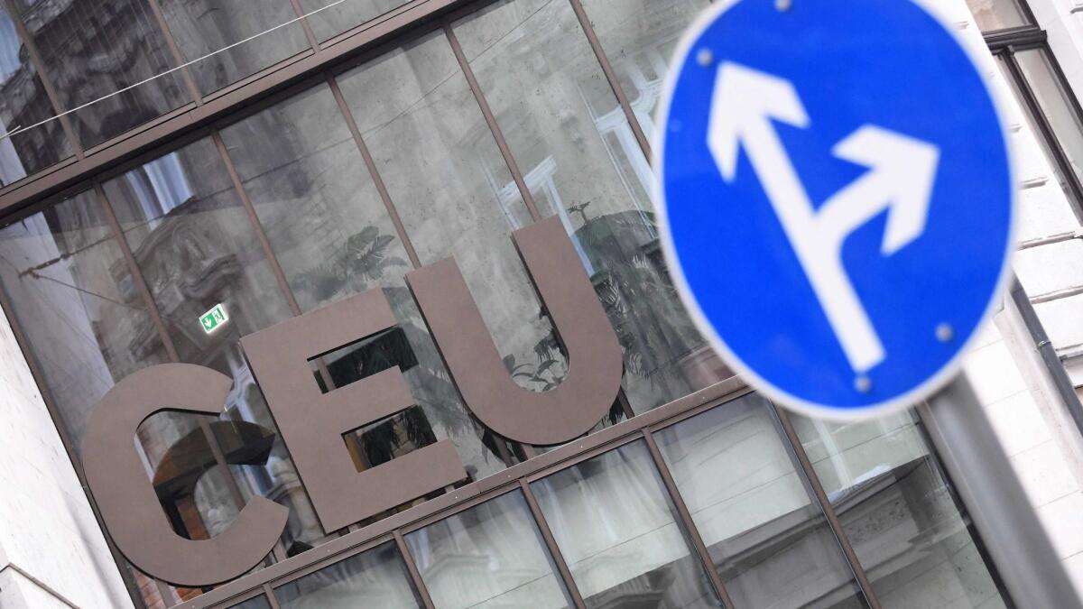 The Central European University is the first to be forced out of an EU nation.