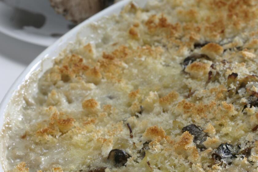 Mushrooms bring out the earthy side of winter squash. Recipe: Mushroom and winter squash gratin