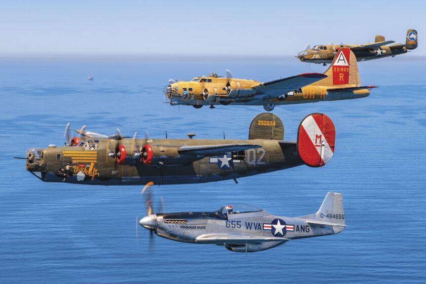 Fully restored bombers and fighters are part of the Wings of Freedom tour.