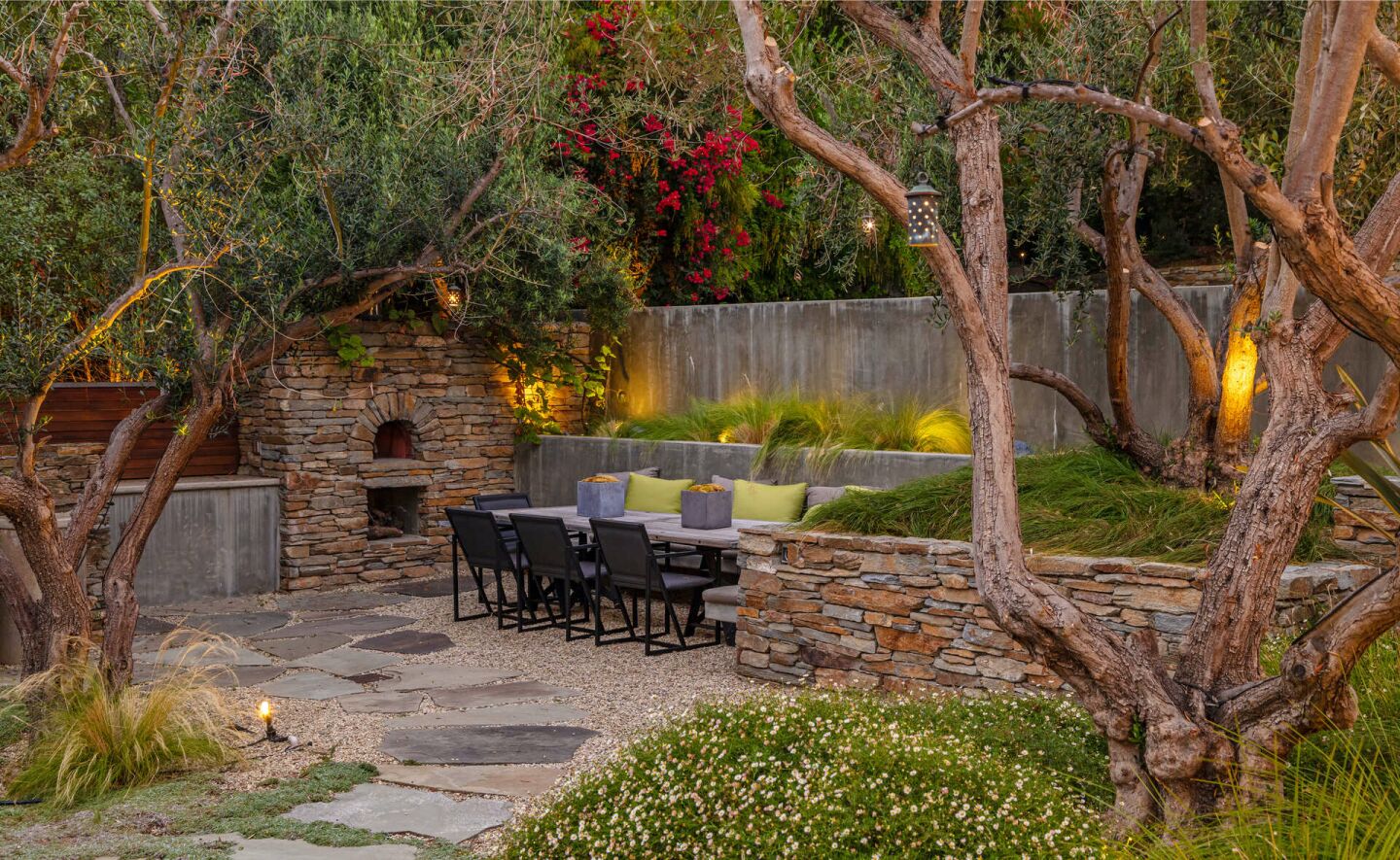 The dining patio.