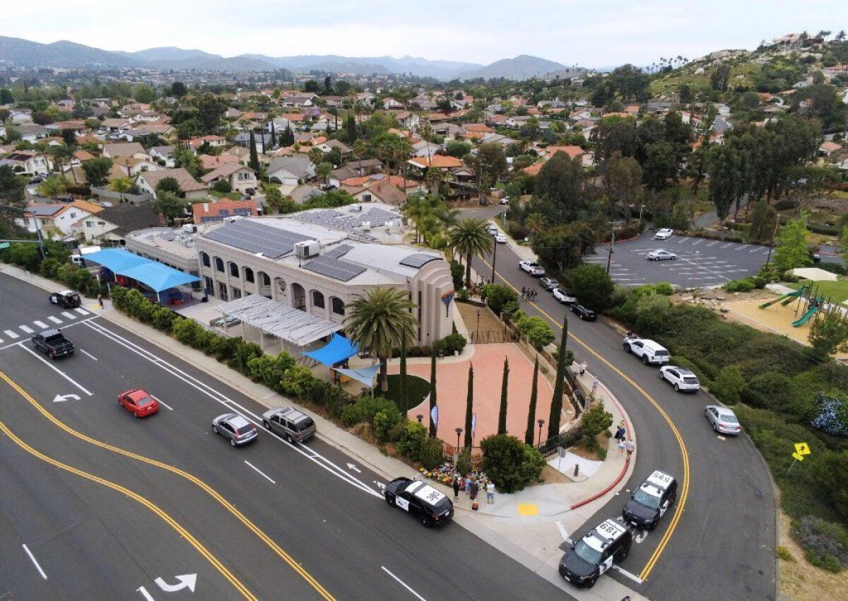 Chabad of Poway is in an affluent suburb of San Diego, where residents rarely hear the sound of gunfire.