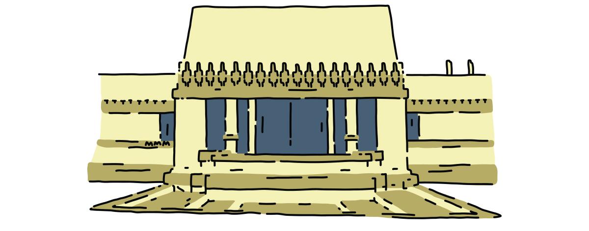 Illustration of Hollyhock House