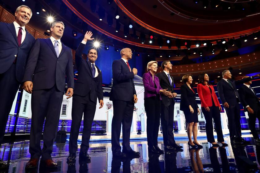 Democrats return to the debate stage Thursday under a format that cut the field in half.