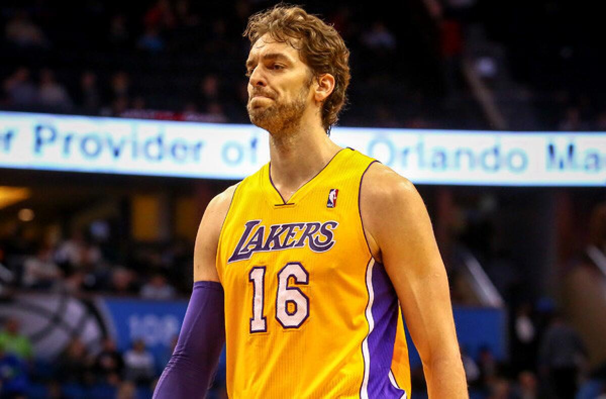 Pau Gasol is averaging 17 points, 8 rebounds and 3.4 assists a game this season.