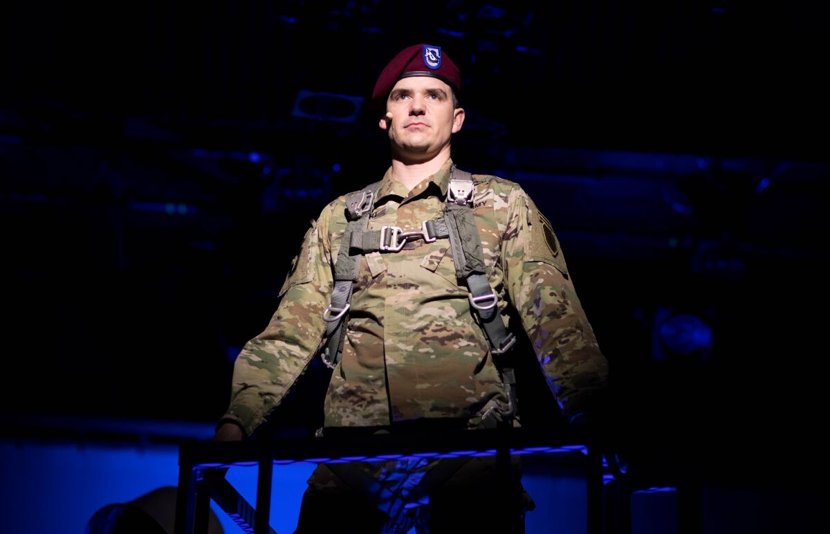 A scene from Zach Redler's "The Falling and the Rising" opera