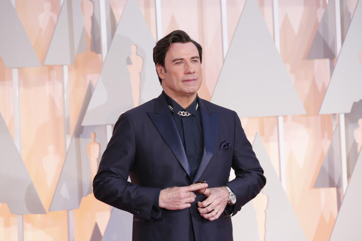 John Travolta at the 2015 Academy Awards.
