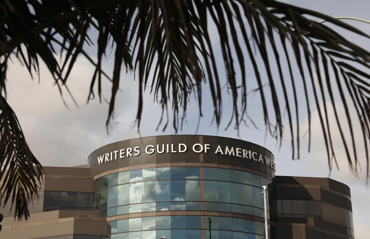 The L.A. office of Writers Guild of America West. 