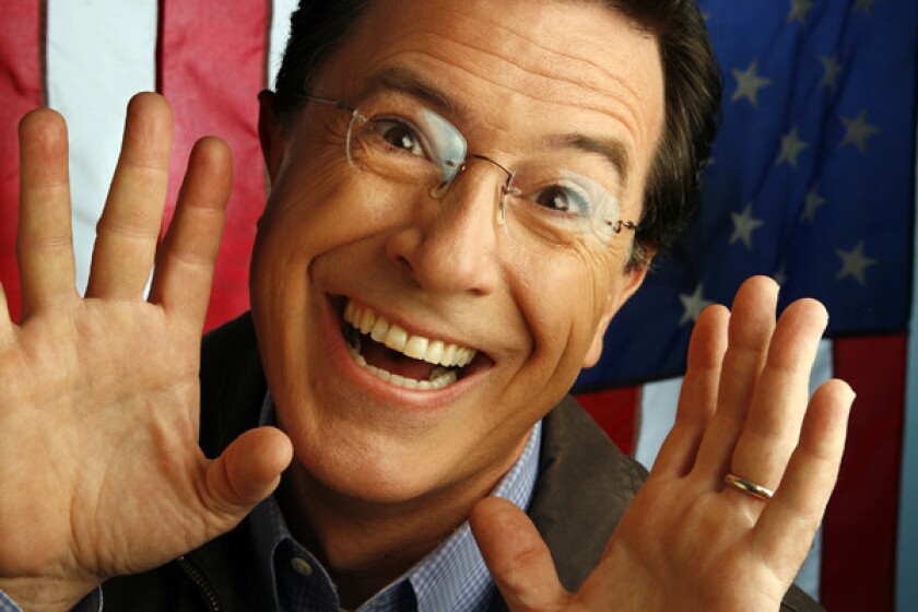 Comedian Stephen Colbert.