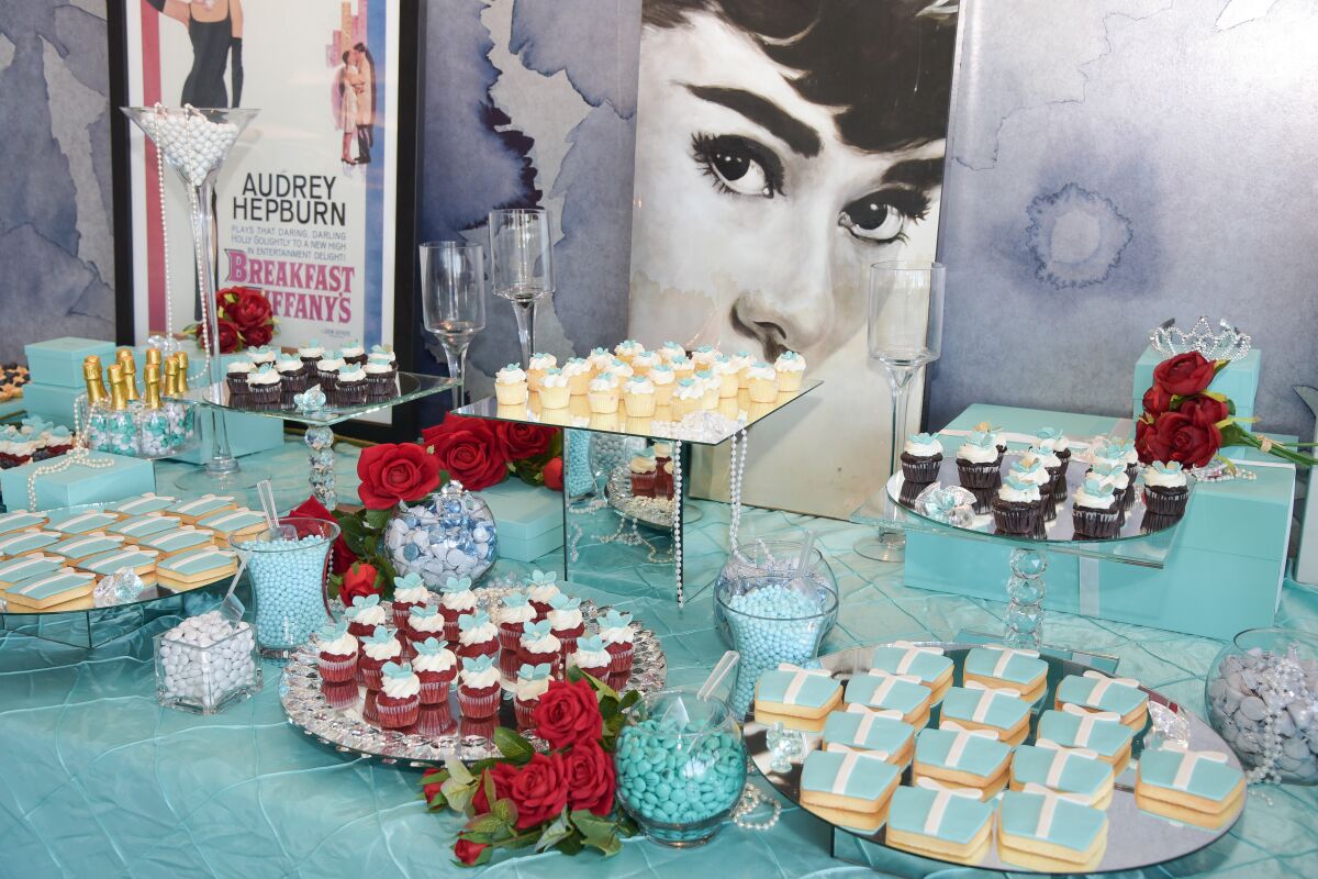 Delicious treats offered at the 2019 Breakfast at Tiffany's event.