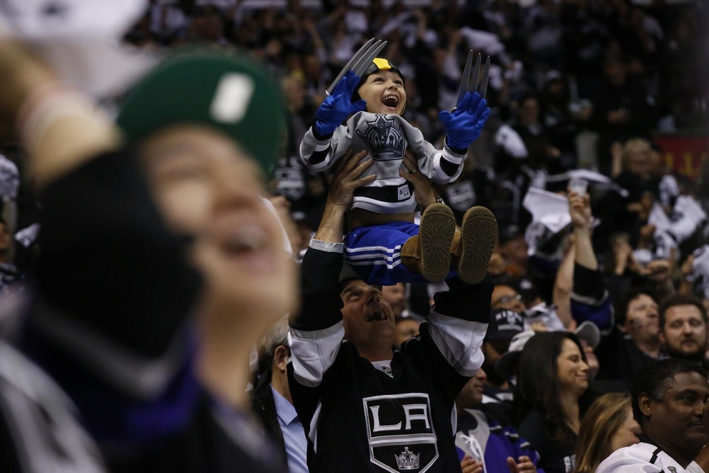 Kings fans celebrate