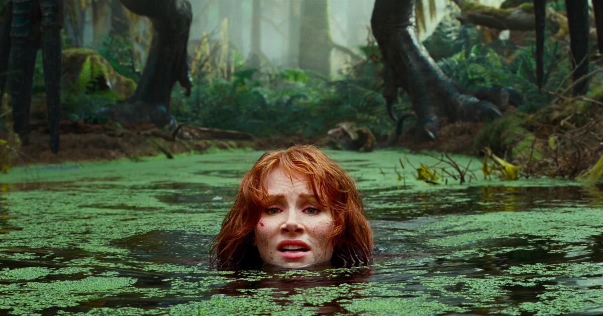 Bryce Dallas Howard up to her chin in water