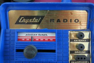 Part of Professor Noah Arceneaux's personal vintage radio collection