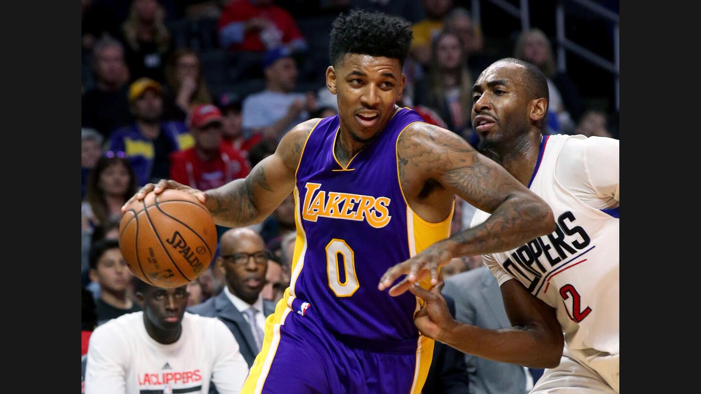 Nick Young, Luc Mbah a Moute